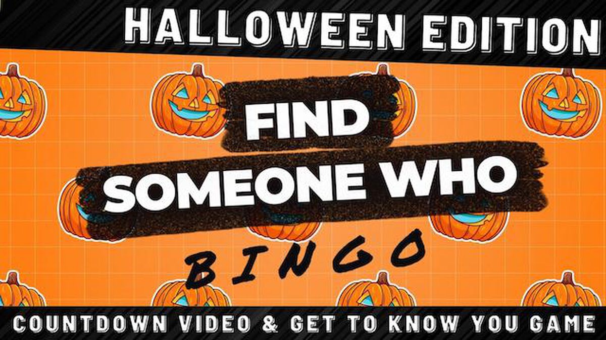 Find Someone Who – Halloween Edition - Interactive Countdown and Game image number null
